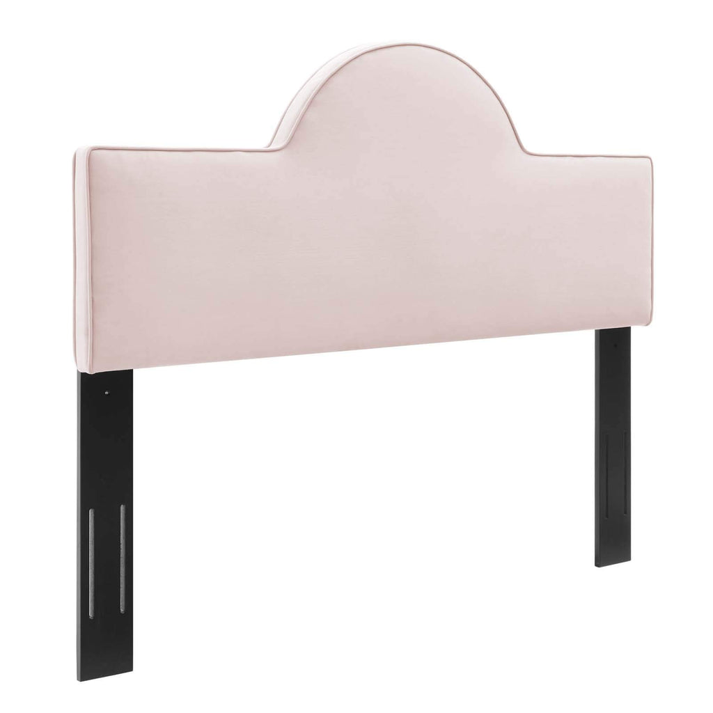 Modway Dawn Performance Velvet Headboard, King/Ca King, Pink