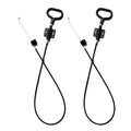 Love&Mini Recliner Replacement Parts, Sofa Reliable Release Pull Cables D-Ring Handle (2 pcs)