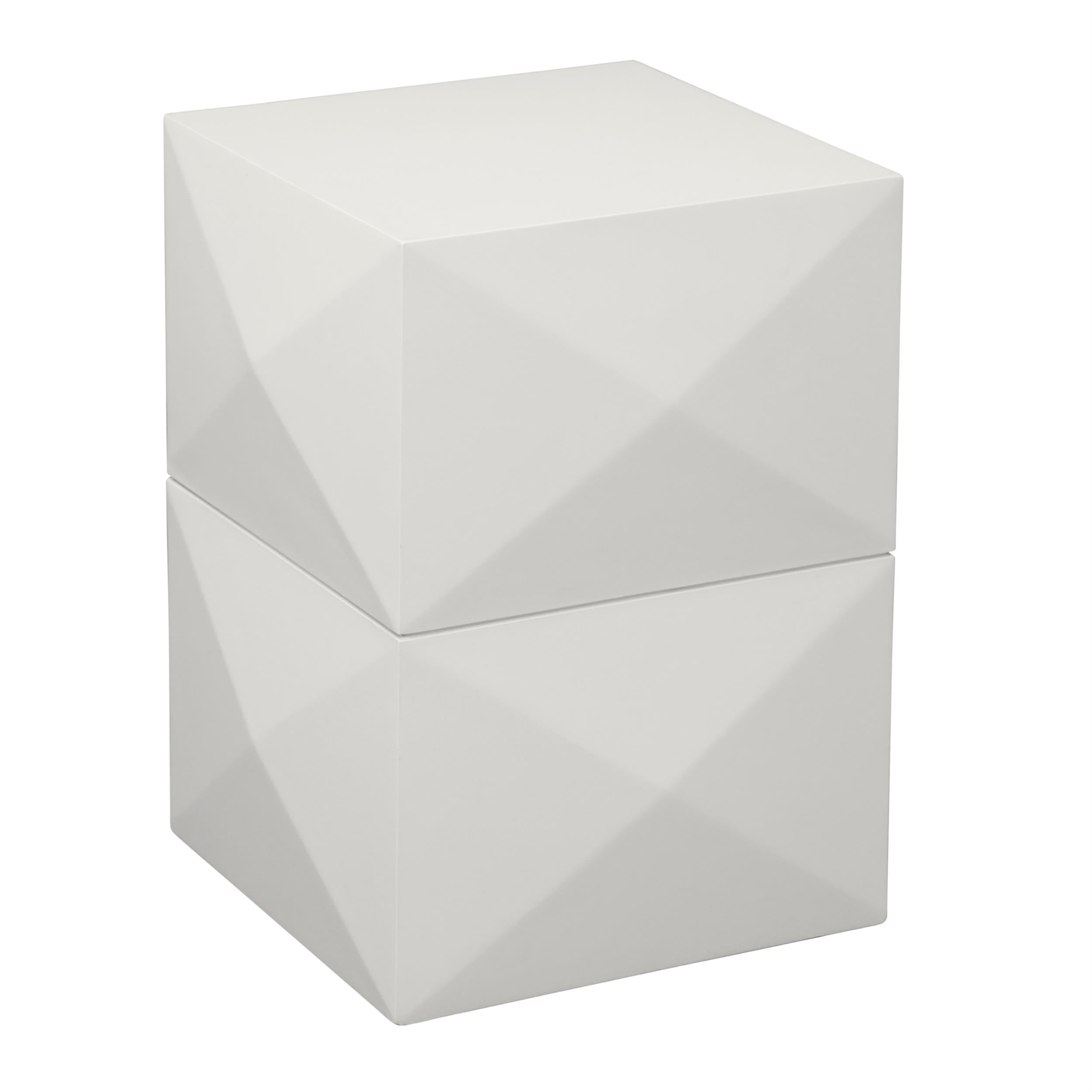 Steve Silver Malibu Side Table White