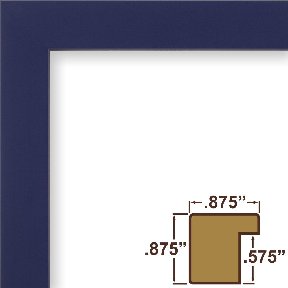 Craig Frames Confetti, Modern Blue Picture Frame, 20 X 26 Inch