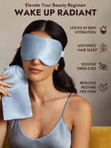 [Light Blue] SilkSilky  Eye Mask 005