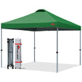 Mastercanopy Durable Ez Pop-Up Canopy Tent With Roller Bag (10X10, Forest Green)