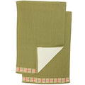 Yellow Plaid Bath Collection - Set of 2 Hand Towels