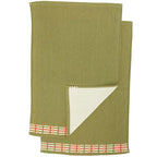 Yellow Plaid Bath Collection - Set of 2 Hand Towels