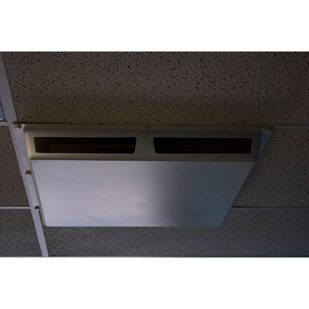 Elima-Draft Commercial 3-Way Air Deflector Vent Cover for 24 x 24 Diffusers (Diffuser Cover)