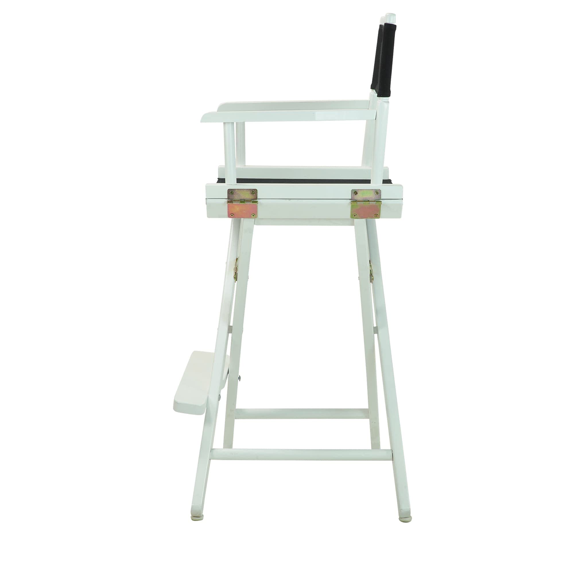 Casual Home 230-01/021-27 Director Chair, 30" - Bar Height, Whiteframe/Turquoise Canvas