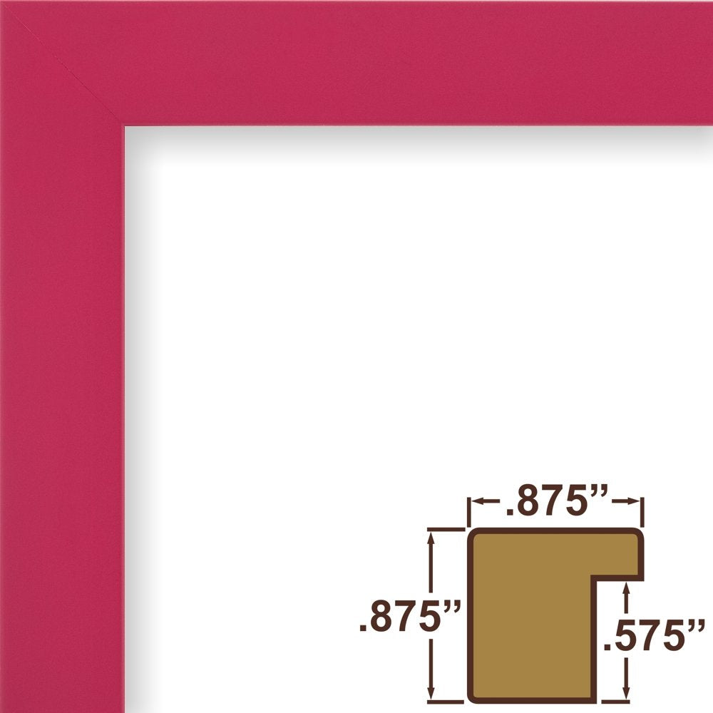 Craig Frames Confetti, Modern Pink Picture Frame, 10 X 12 Inch