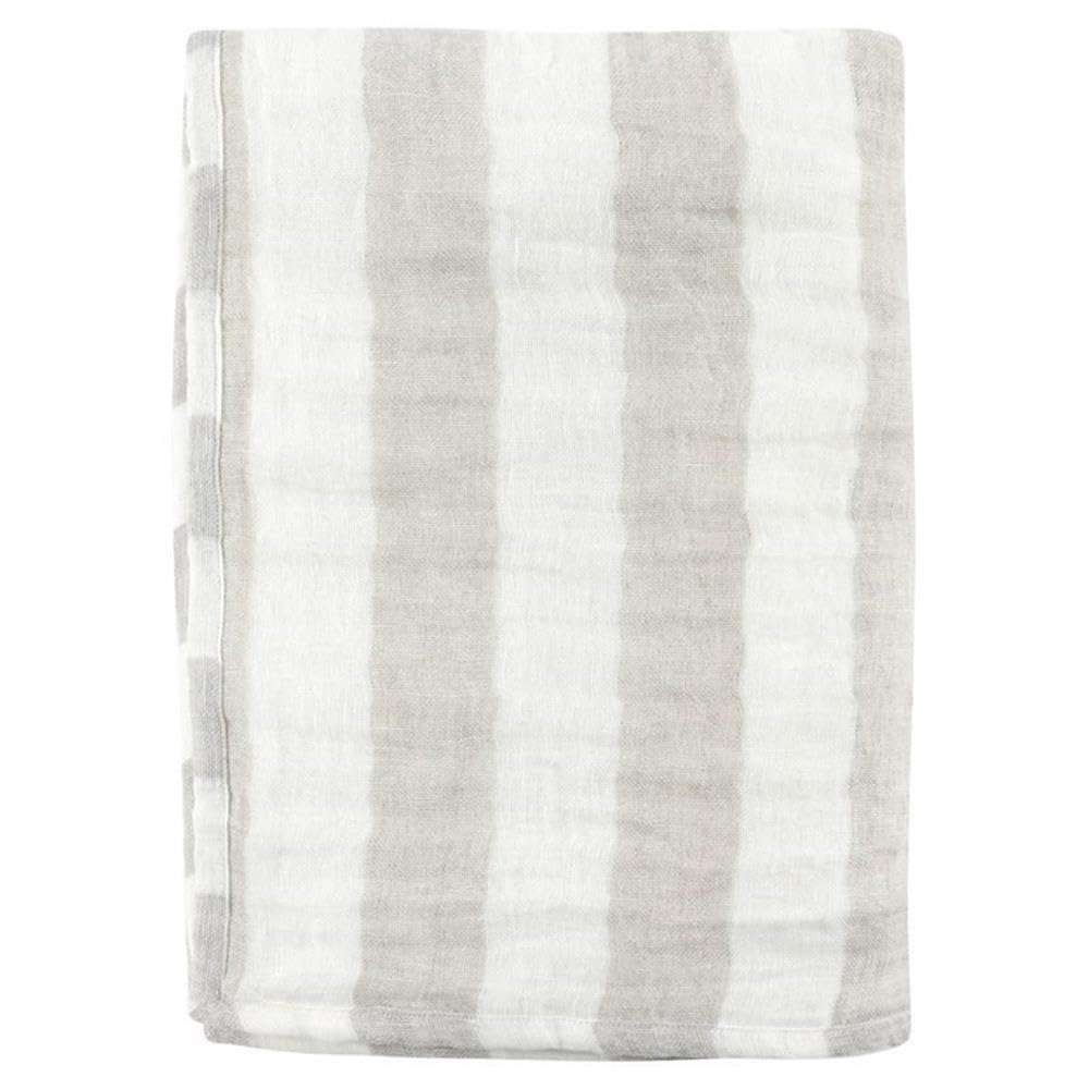 Kosas Home Ally 50X70 Transitional Linen Fabric Throw Blanket In Ivory/Natural