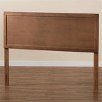 Baxton Studio Alan Modern and Contemporary Transitional Ash Walnut Finished Wood King Size Headboard