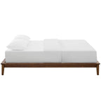 Modway Lodge Wood Platform Full Bed Frame In Cappuccino