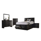 Coaster Briana Eastern King Bed 5-Piece Set, Black