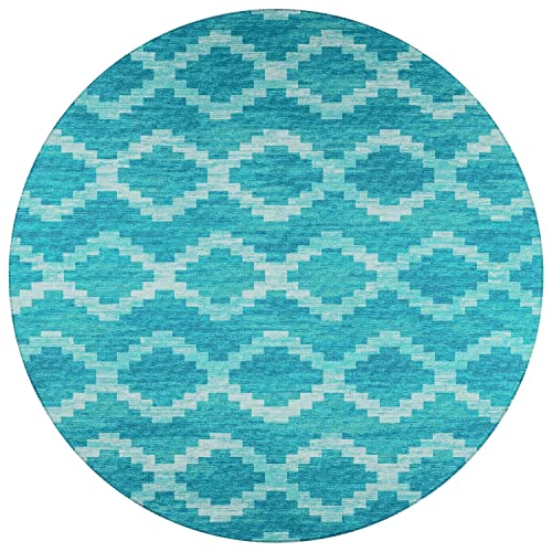 Sedona Sn9 Blue Bohemian Rug Round 10' X 10'