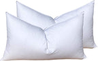 Pillowflex Set Of 2 (12X18) Premium Polyester Pillow Inserts - European Rectangle Pillow Forms, Machine Washable, Sham Pillow In