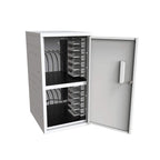 Luxor 12 Capacity Secure Tablet Charging Box with mounting hardware for drywall Surfaces Included.