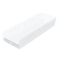 Akro-Mils 30184 Plastic Nesting Shelf Bin Box, (24-Inch X 8-Inch X 4-Inch), Clear, (6-Pack)