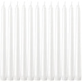 Dripless Taper Candles - Unscented White Candles Bulk - Candle Sticks Long Burning 7.5-8 Hours - for Candlesticks, Dinner Table,