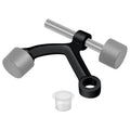 Deltana Hinge Pin Stop,Hinge Mounted Black, 2 3/8   W X 1 7/8   H