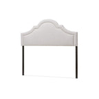 Baxton Studio Ritta Modern and Contemporary Upholstered Headboard Beige/Queen