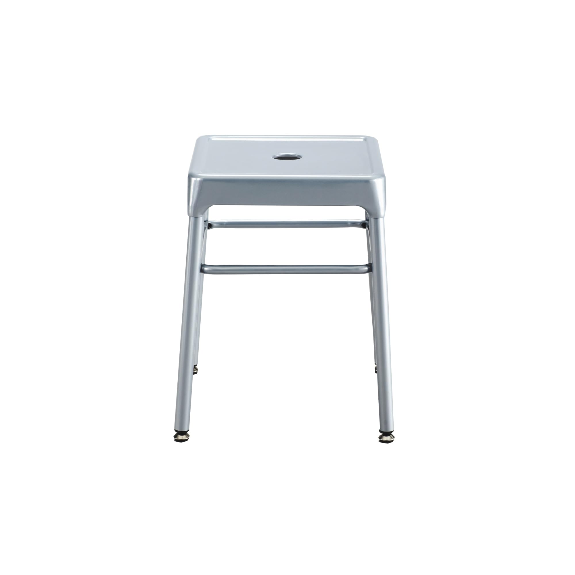 Safco Products Steel Stool Standard Height, Silver