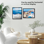 Americanflat 12X15 Picture Frame With Polished Plexiglass - Streamline Collection - Thin Border Picture Frame For Wall Display -