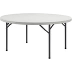 Lorell Banquet Table, 71 by 71 by 29-1/4-Inch, Platinum
