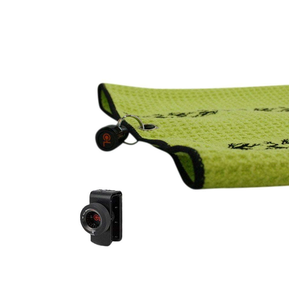 Frogger Golf Microfiber Waffle Trax Towel With Magnetic Bag Latch-It | Premium Microfiber Golf Towels For Golf Bags For Men & Wo
