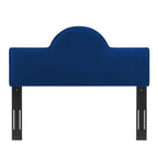 Modway Dawn Performance Velvet Headboard, Full/Queen, Navy