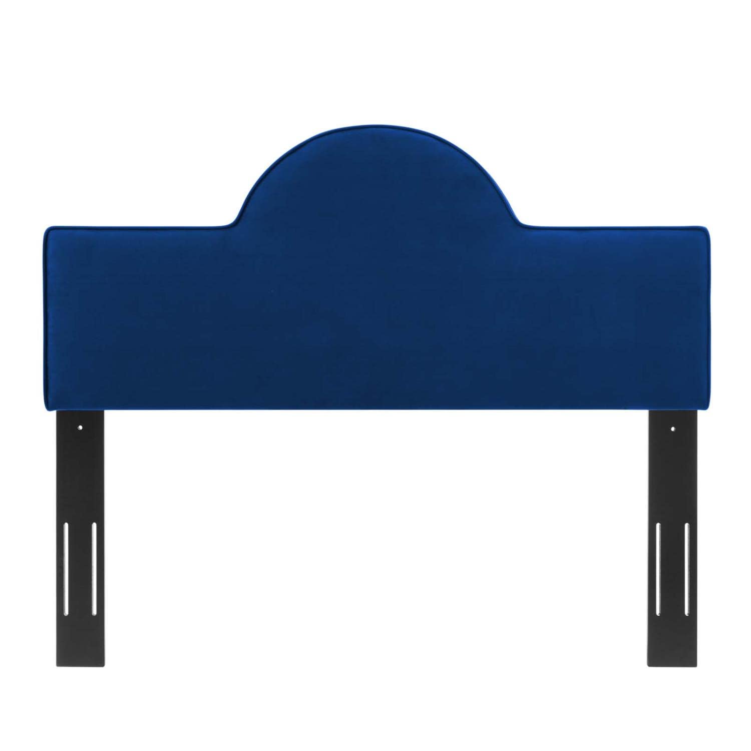 Modway Dawn Performance Velvet Headboard, Full/Queen, Navy