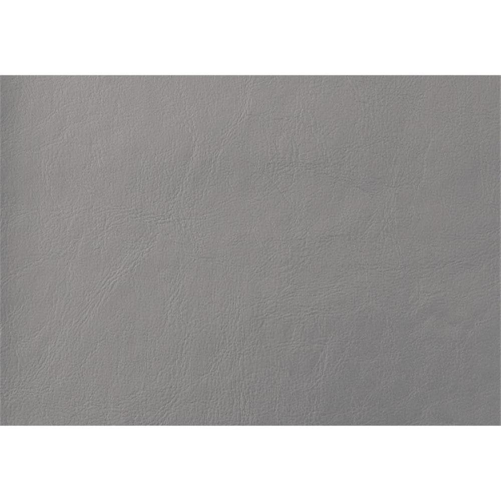 Monarch Specialties 6011Q, Queen, Bedroom, Upholstered, Pu, Grey, Transitional Bed Size Leather-Look Headboard