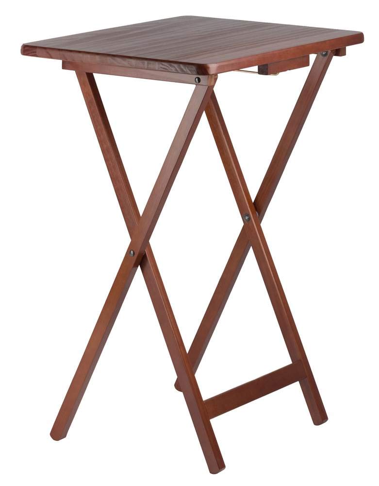 Winsome Alex Snack Table, Walnut, 19.06x14.57x25.98, 5-PC Set