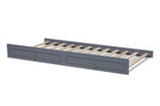 Baxton Studio Mariana Grey Wood Twin Size Bed with Trundle
