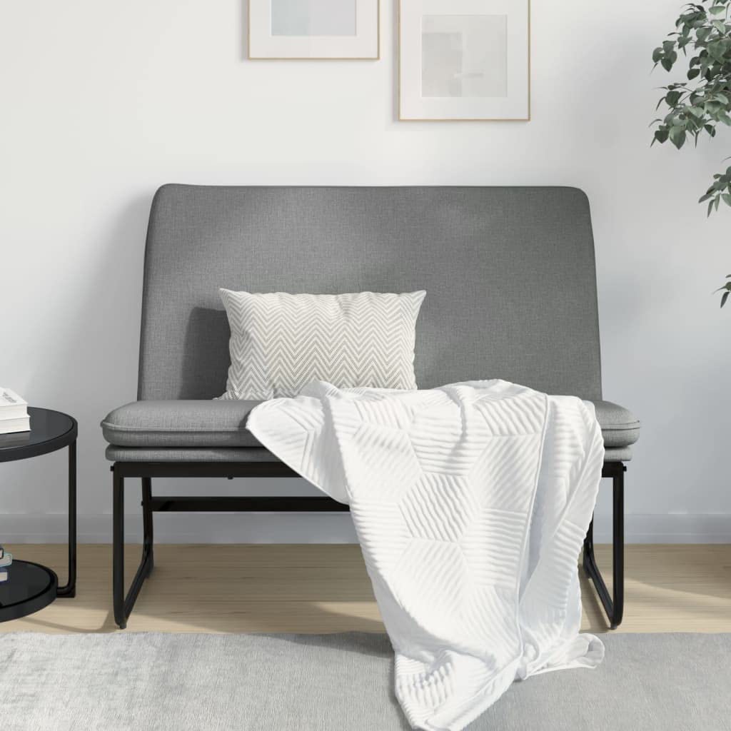 vidaXL Dark Gray Bench | Modern Design Home Furniture | Comfortable and Sturdy Material | Dimensions: 39.4 x 29.5 x 29.9 inches | California Proposition 65 Certified