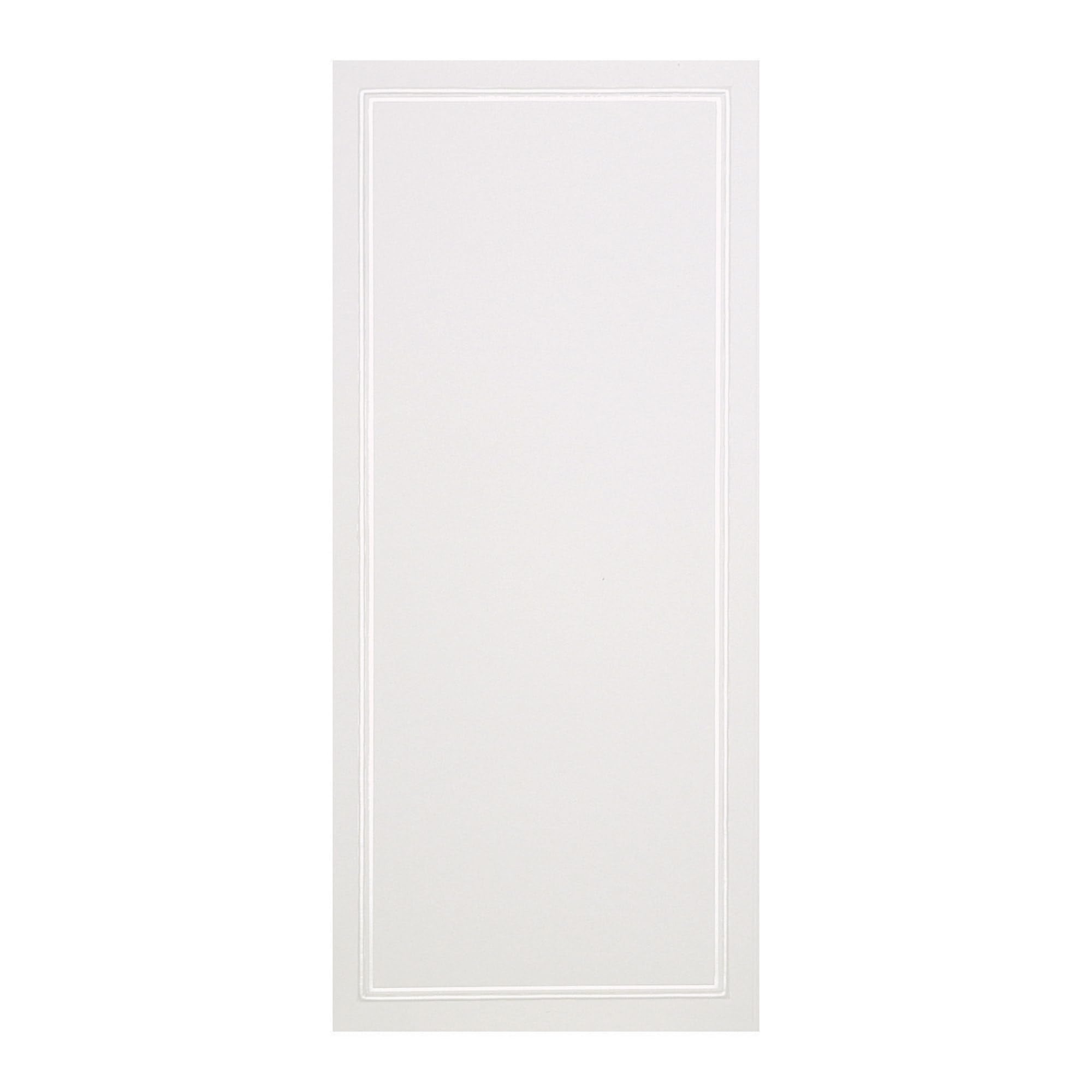Gartner Studios Pearl White Trifold Wedding Program, Print At Home, 8.5    X 11    Unfolded, 50 Count