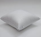 Kingnex 4 Pack Feather Proof Pillow Protectors, 22x22 Waterproof Covers for Goose Down Square Throw Pillows, White