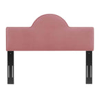 Modway Dawn Performance Velvet Headboard, Twin, Dusty Rose