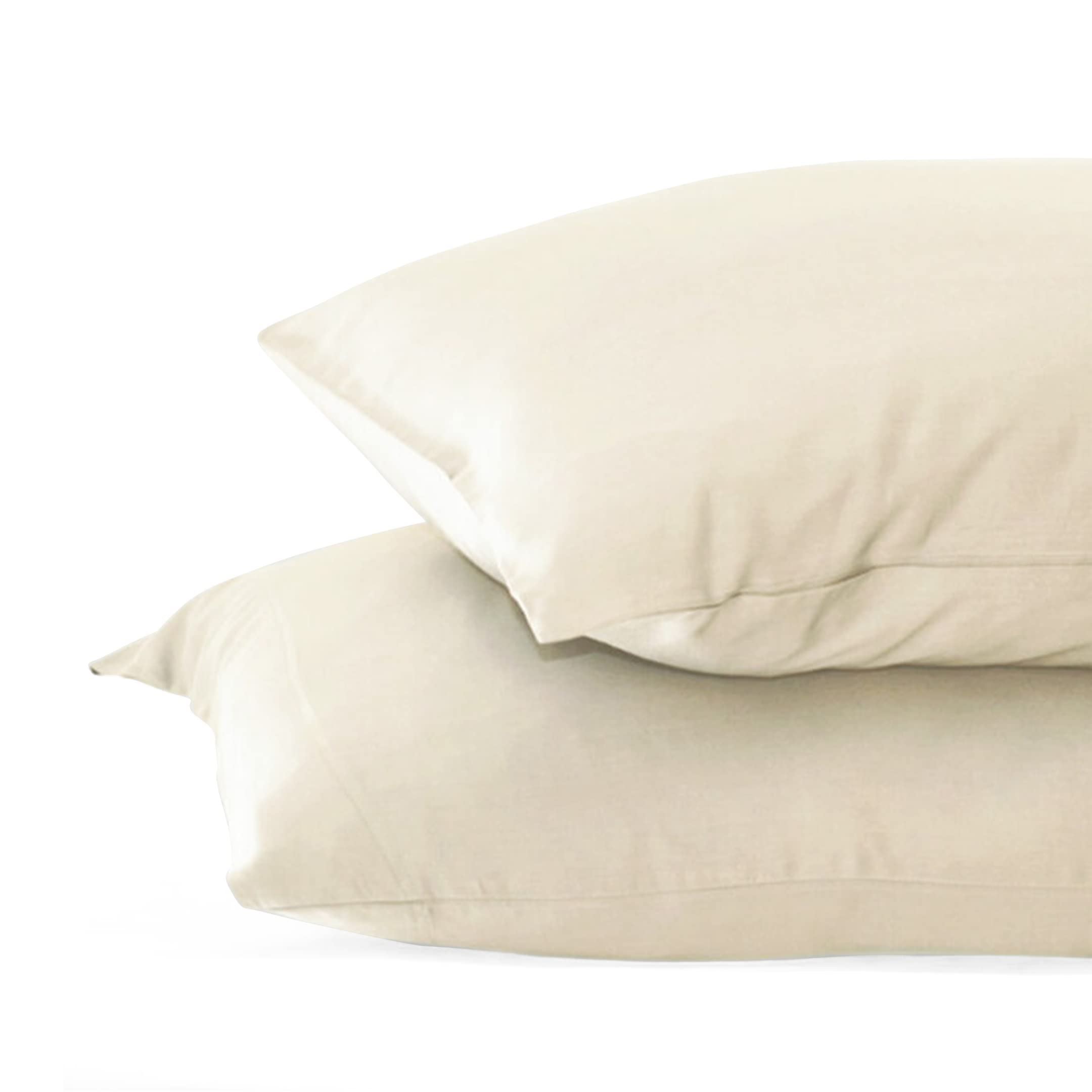 Resort Bamboo Pillowcase Set - Harbor Gray-Standard By Cariloha For Unisex - 2 Pc Pillowcase