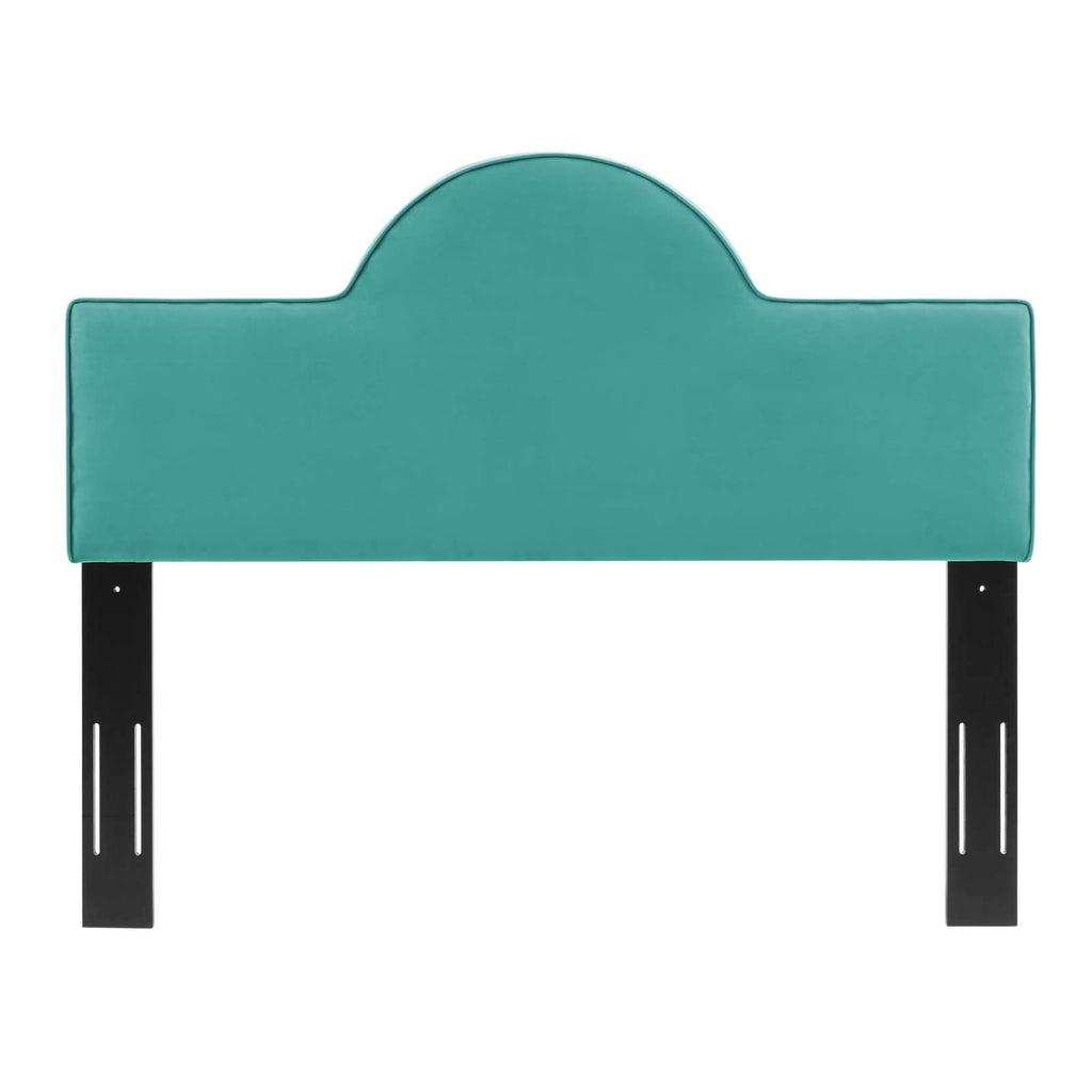 Modway Dawn Performance Velvet Headboard, King/Ca King, Teal