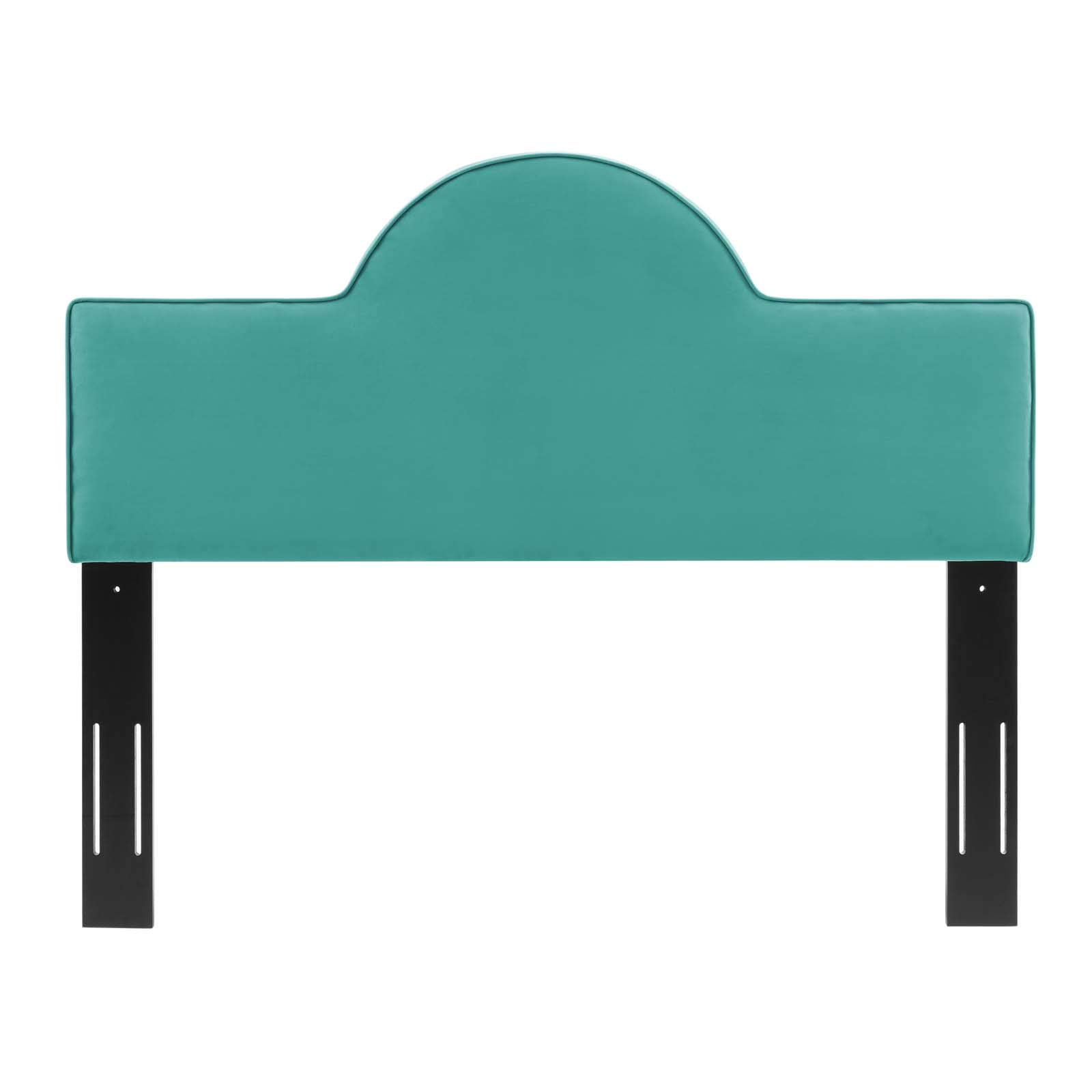 Modway Dawn Performance Velvet Headboard, Twin, Teal