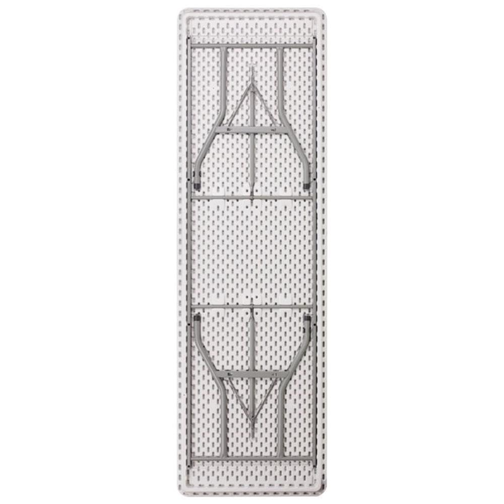 Flash Furniture 8-Foot Granite White Plastic Folding Table