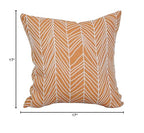 Blazing Needles Square Polyester Jacquard Throw Pillows, 17", Demeter Bitter 2 Count