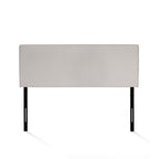 Furinno Roanne Plain Headboard, Queen, Fog