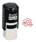 Round Teacher Stamp - Big Effort - Red Ink