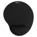 Innovera Ivr50448 Mouse Pad With Gel Wrist Pad, Black