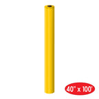 Masterpiece Plastic Table Roll (Golden-Yellow) Party Accessory  (1 Count) (1/Pkg)