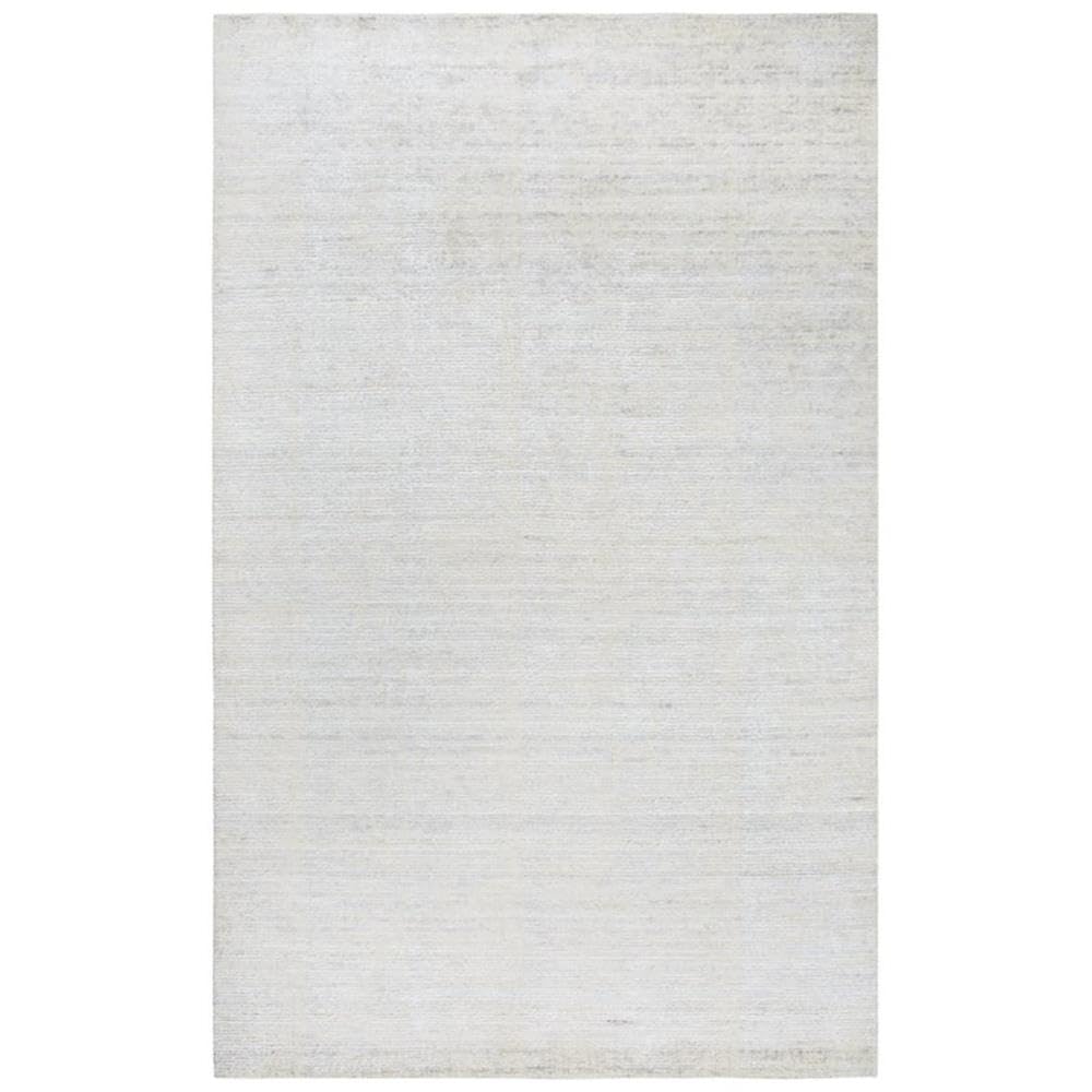 Rizzy Home Alora Decor Demure 5' X 8' Solid Silver/Silver Hand-Loomed Area Rug