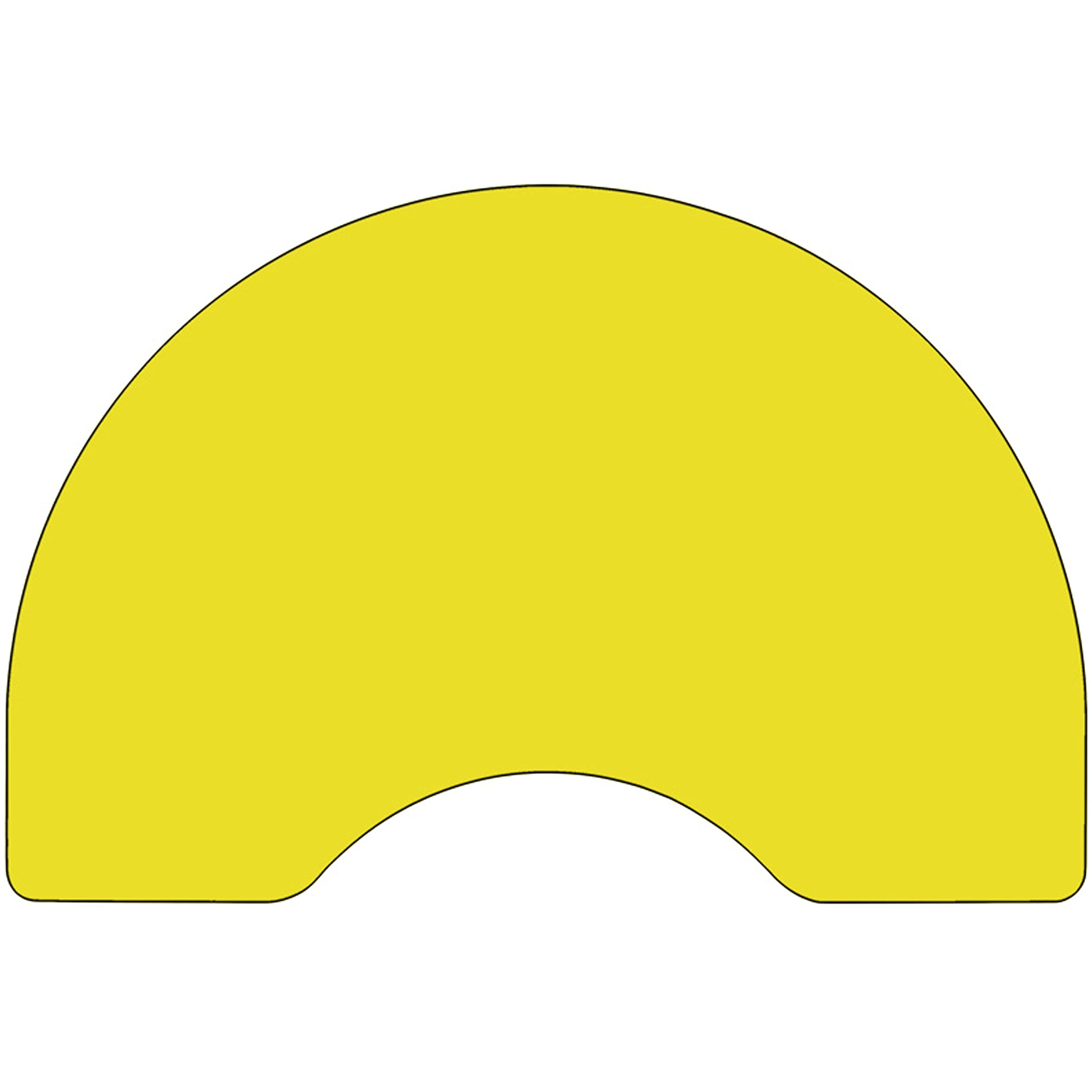 Flash Furniture 48X72 Kdny Yell Activity Table, 72"D X 48"W X 25.25"H, Yellow