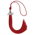 Endea Graduation Single Color Tassel with Silver Date Drop (Red, 2022)