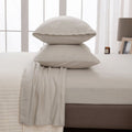 Great Bay Home Super Soft King Ivory Micro Fleece Sheet Set | Cozy, Warm, Durable, Breathable, And Fluffy Bed Sheets | Microflee