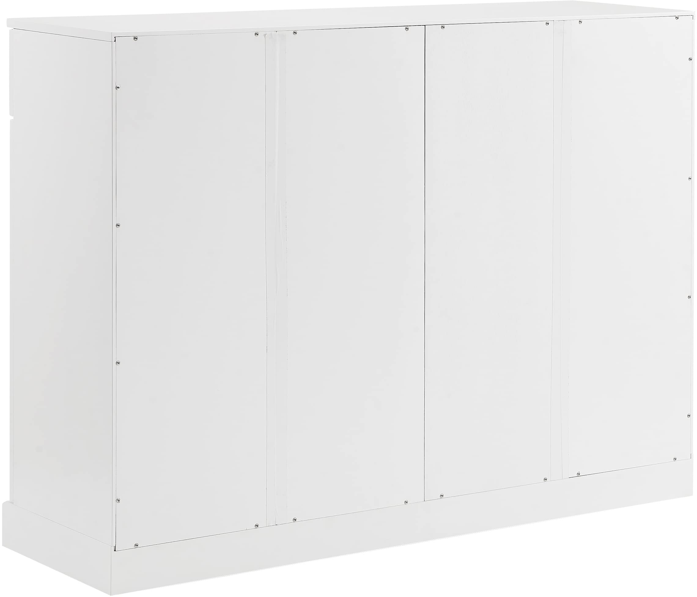 Crosley Furniture Stanton Traditional Sideboard Buffet Cabinet with Storage, White