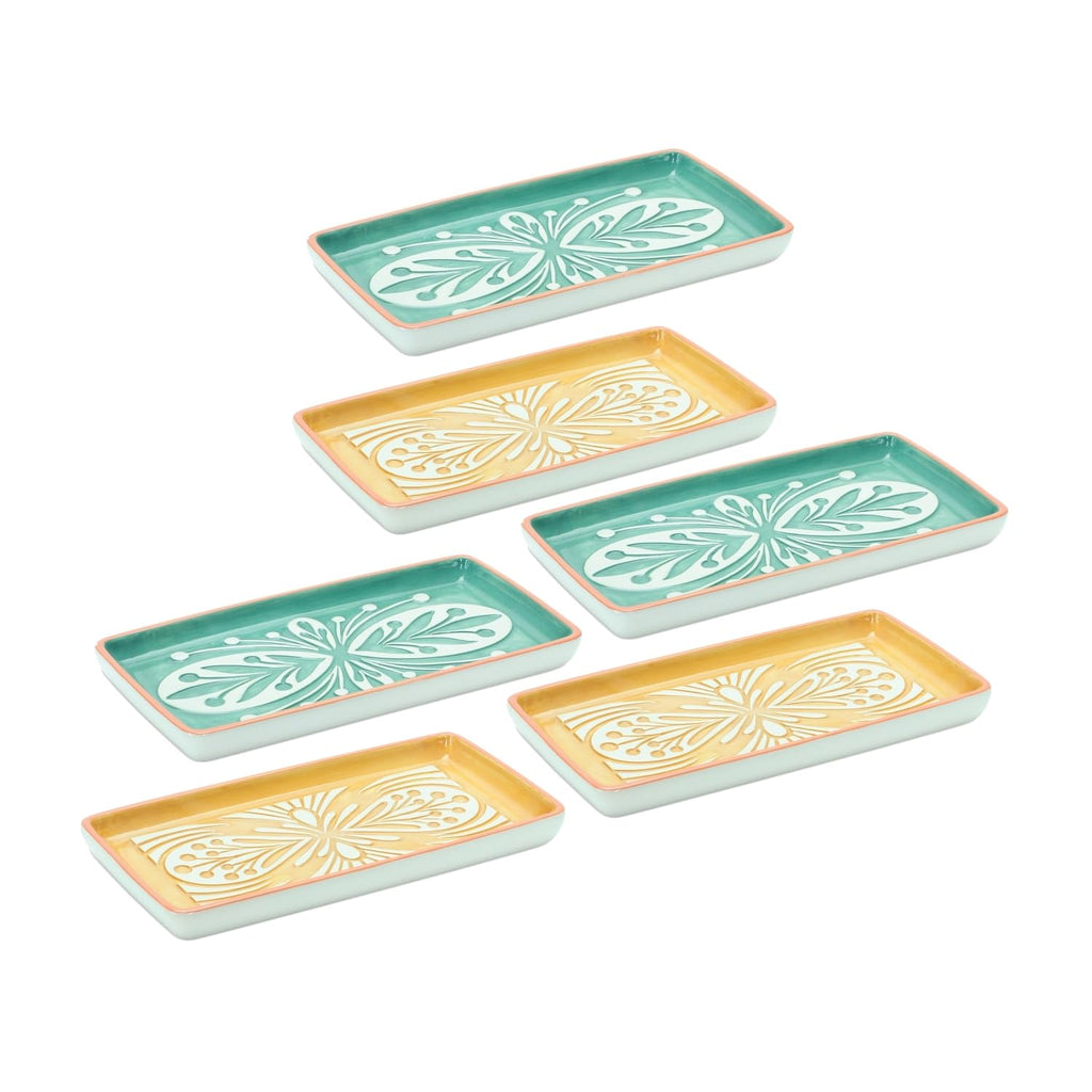 Ceramic Tray (Set Of 6)